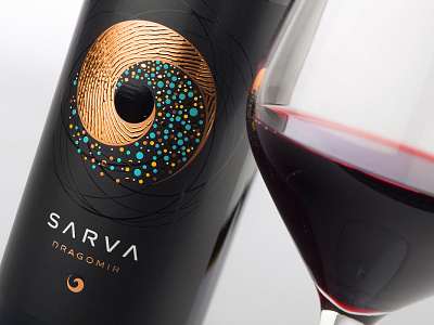 Sarva wine label design by the Labelmaker best wine label dragomir estate winery jordan jelev sarva strategic branding the labelmaker wine wine branding wine label wine label design wine packaging