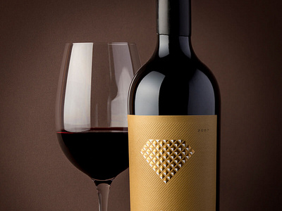 solitaire wine label by the labelmaker