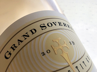 grand sovereign by the labelmaker best wine label jordan jelev labelmaker strategic branding the labelmaker wine branding wine label wine label design wine label designer wine packaging