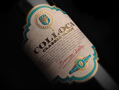 Colloca best wine label jordan jelev labelmaker lettering strategic branding the labelmaker wine branding wine label design wine label designer wine packaging