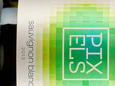 Pixels Sauvignon Blanc by the Labelmaker award winning labels design labelmaker pixels wine
