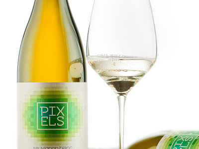 Pixels Sauvignon Blanc by the Labelmaker jordan jelev labelmaker pixels sauvignon blanc wine