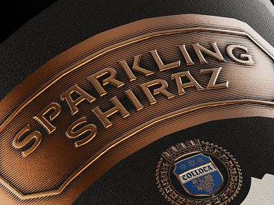 Sparkling Shiraz 3d 3d model best wine label branding cgi photo colloca estate design illustration jordan jelev logo sparkling wine label sprakling shiraz strategic branding the labelmaker wine branding wine deisgn wine label art wine label design wine packaging