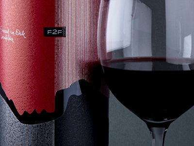 F2F - Face to Face wine design f2f face to face label labelmaker wine