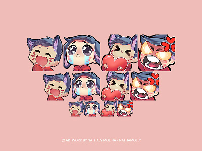 Twitch emotes for RogazSenpai