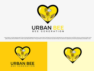 Urban Bee Logo Design