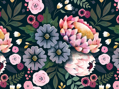 King Protea pattern