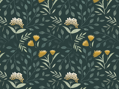 Botanical Winter Pattern