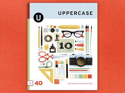 Cover Contest art camera colors glasses illustration publication scissors supplies tools uppercase