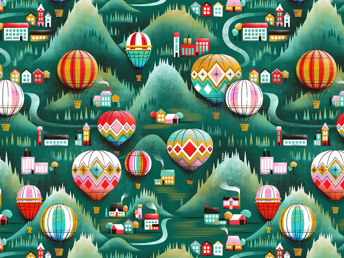 hot-air-balloon-pattern-by-laura-moyer-on-dribbble