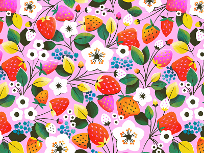 Strawberry Sunshine Pattern