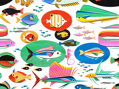 Colorful Fish designs, themes, templates and downloadable graphic elements  on Dribbble