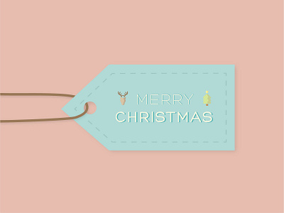 Christmas Holiday tag