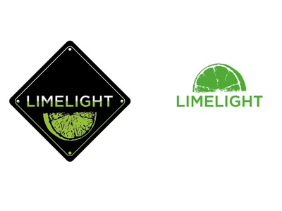 Limelight beauty fruit green hairdressers light lime limelight logo salon vector