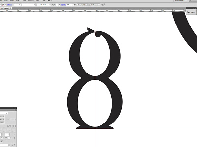 Revised8 8 custom letters typography