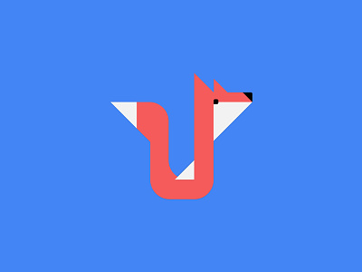 Vivalanga's fox flat design fox logo
