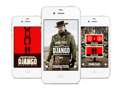 DJANGO App Design android app ios parallax