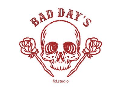 bad days apparel apparel design design design for sale forsale illustration sale skull skulls tattoo tattoo art tattoo design tattoos tshirt