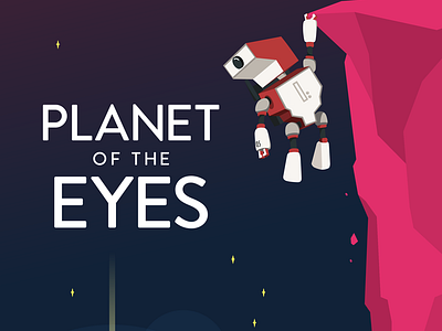 Planet of the Eyes game planet poster robot unity