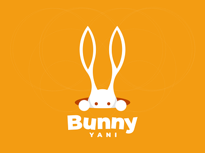 Hidden bunny branding bunny corporate branding design goldenratio gridsystem illustration lettering logo logodesign minimal rabbit typography vector