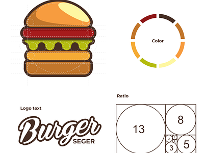 Burger seger branding corporate branding design illustration lettering logo logo design logodesign minimal typography