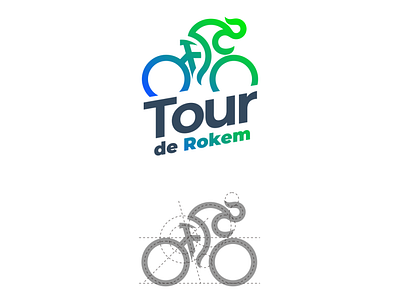 Tour de rokem branding corporate branding design illustration lettering logo logodesign logodesigner minimal roadbike sport typography vector