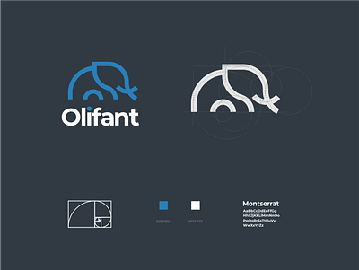 OLIFANTT branding corporate branding illustration lettering logo logo design logodesign minimal typography vector