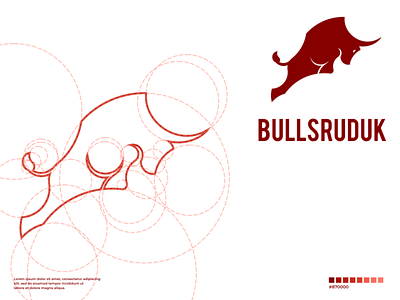 Bullsruduk branding bull design icon illustration logo logo design logotype typography ui vector