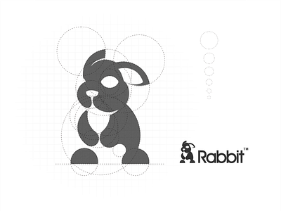 rabbit brand design branding corporate branding design illustration lettering logo logo design logodesign vector