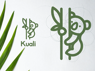 kuali brand design branding corporate branding design illustration koala logo logo design logodesign minimal vector