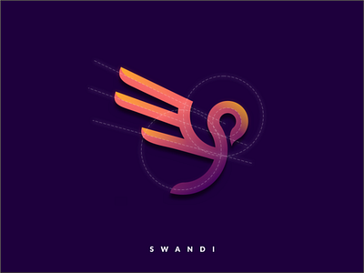 swan brand design branding corporate branding design illustration logo logo design logodesign minimal vector