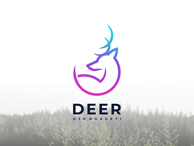 deer brand design branding corporate branding design illustration logo logo design logodesign minimal vector