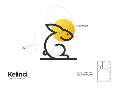 kelinci logo brand design branding corporate branding design illustration lettering logo logo design logodesign minimal vector