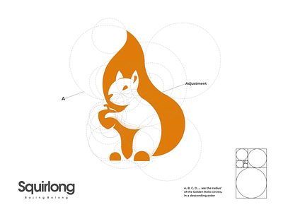 squirlong logo brand design branding corporate branding design illustration lettering logo logo design logodesign minimal vector