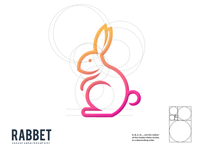 rabbet logo branding corporate branding design illustration logo logodesign typography ui ux vector