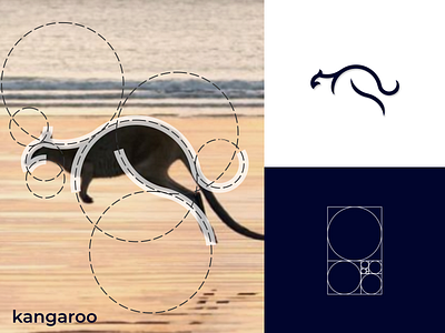 kangaroo logo branding corporate branding design illustration kangaroo logo logodesign typography ui ux vector