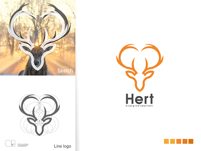 hert logo branding corporate branding design illustration logo logodesign typography ui ux vector