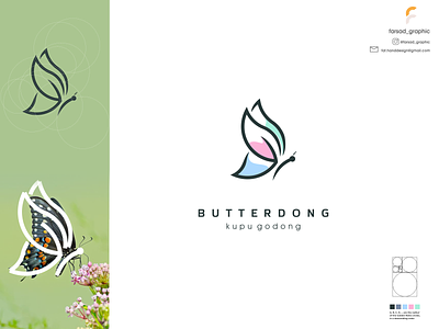 butterdong logo branding corporate branding design illustration logo logodesign typography ui ux vector