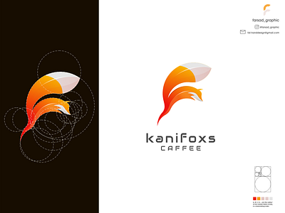 kanifoxs logo branding corporate branding design illustration logo logodesign typography ui ux vector