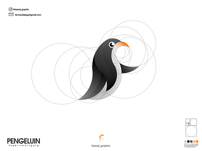 Pengeluin logo branding corporate branding design illustration logo logodesign typography ui ux vector