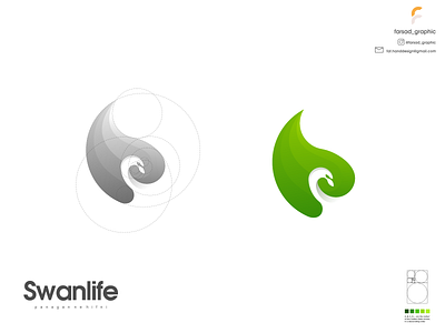 swanlife logo branding corporate branding design illustration logo logodesign typography ui ux vector