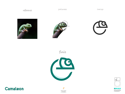 camaleon logo branding corporate branding design illustration logo logodesign typography ui ux vector