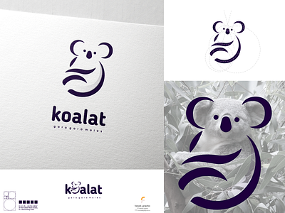 koala logo branding corporate branding design illustration logo logodesign typography ui vector