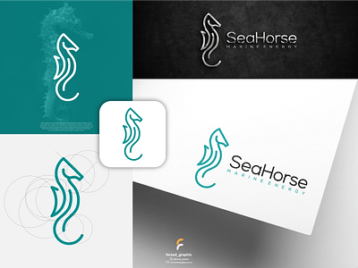 Seahorse Logo animals branding clean corporate corporate branding design energy illustration logo logodesign marine minimal modern sea seahorse simple typography vector
