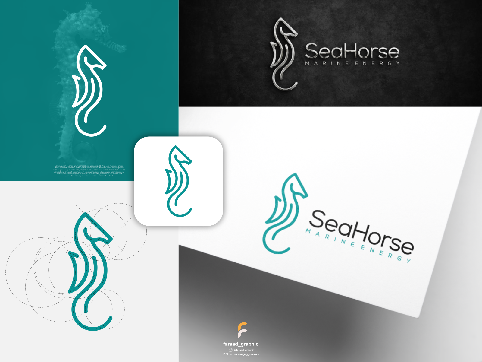 Seahorse Logo by fathan on Dribbble