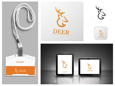 deer logo branding corporate branding design illustration logo logodesign typography vector