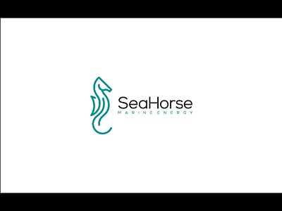 Sehorse Logo Process animal branding corporate branding design illustration logo logodesign minimal process sea seahorse simple tutorials typography vector video