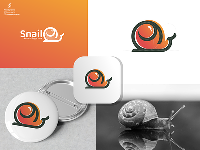 Snail logo animal branding corporate branding design illustration logo logodesign snail typography vector