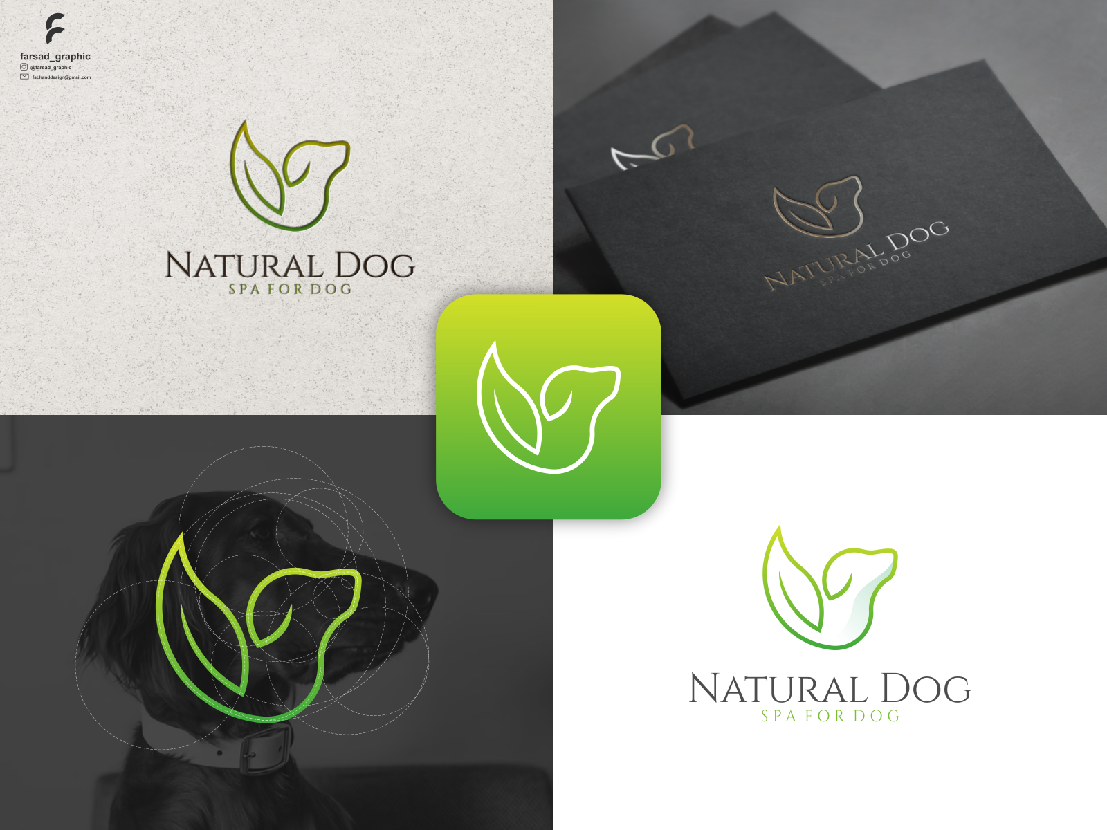 Natural Dog Logo by farsad_graphic on Dribbble