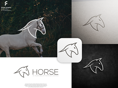 Horse Logo animals awesome branding clean corporate branding design elegant grid horse illustration inspirations line logo logodesign minimal modern simple typography vector